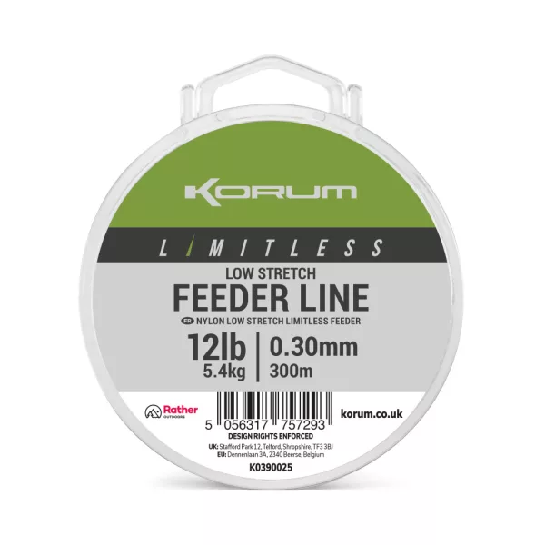 Korum Limitless Feeder Line Monofil Main Line 0,30mm 300m