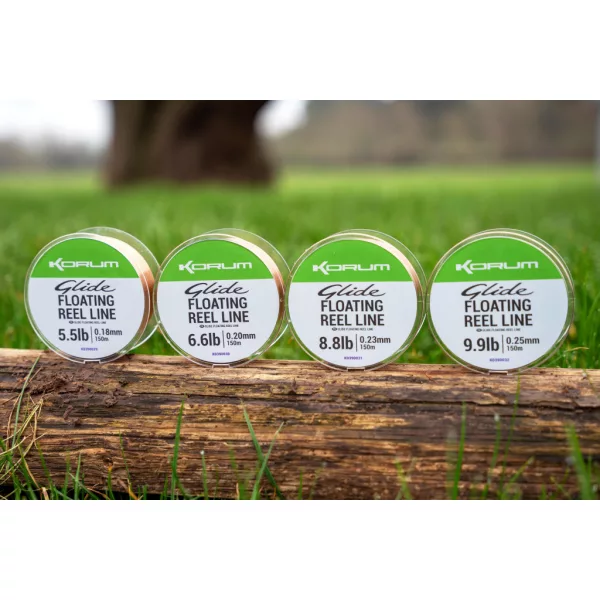 Korum Glide Floating Reel Line Transparent 0,25mm 150m Monofilament Main Line