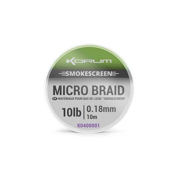 Korum Smokescreen Micro Braid 10lb Pre-starter