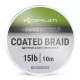 Korum Smokeshield Coated Braid 15lb Braided Leader Line 10m