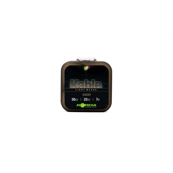 Korda Kable Tight Weave Kamo 7m 22kg Leader Line