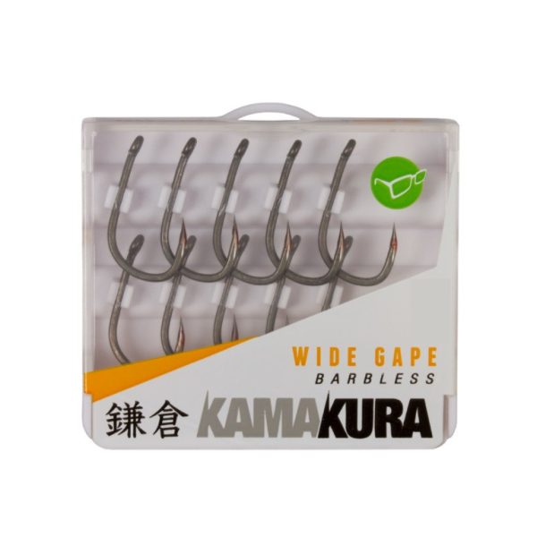 Korda Kamakura Wide Gape Barbless 6- Barbless Hook 10pcs
