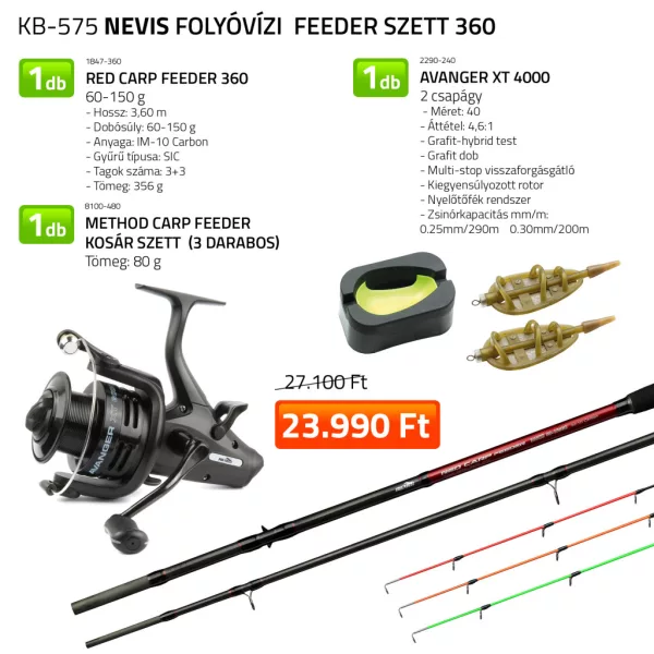 Nevis River Feeder Fishing Set