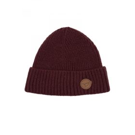 Korda Trawler Beanie Burgundy Knitted Hat