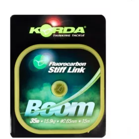 Korda Boom 0.65mm (15m) - crimpable fluorocarbon carp leader