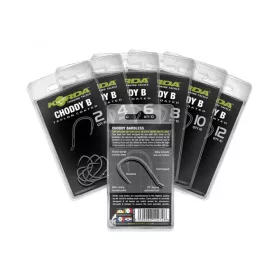 Korda Choddy B 6 Eyed, Barbless Hook 10pcs