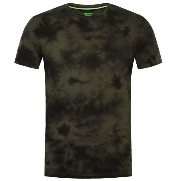Korda Tie Dye Dark Olive T-shirt M
