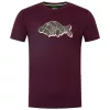 Korda Patterned Burgundy T-shirt 3XL