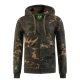 Korda Zipper Dark Kamo Hooded Sweatshirt S