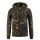 Korda Zippered Dark Kamo Hooded Sweatshirt XL