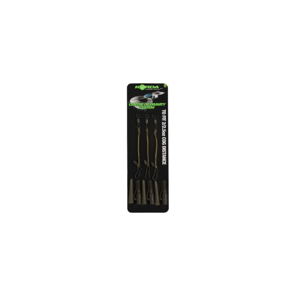 Korda COG Booms Flat Lead 2oz, 2.5oz - lead clips