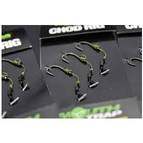   Korda Chod Rig Short Barbed Size 4 - pre-tied carp CHOD hooklink