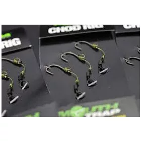   Korda Chod Rig Short Barbed Size 8 - pre-tied carp CHOD hooklink