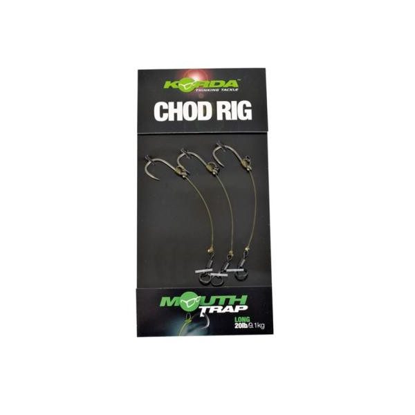 Korda Chod Rig Long Barbless Size 6 - pre-tied carp CHOD hooklink