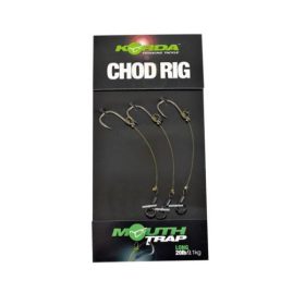   Korda Chod Rig Long Barbless Size 10 - pre-tied carp hooklink