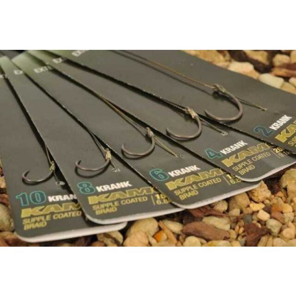 Korda Krank ready rig barbed size 4 - pre-tied bait hook