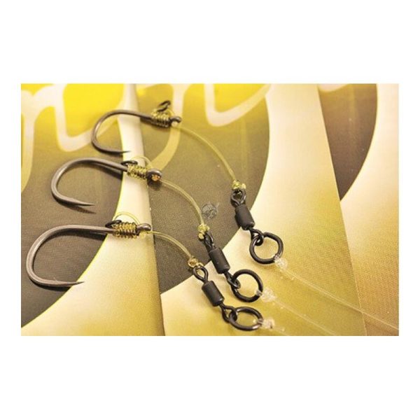 Korda Hinge Rig size 8 Choddy Barbless MT 25lb-IQ2 20lb - pre-tied carp hook