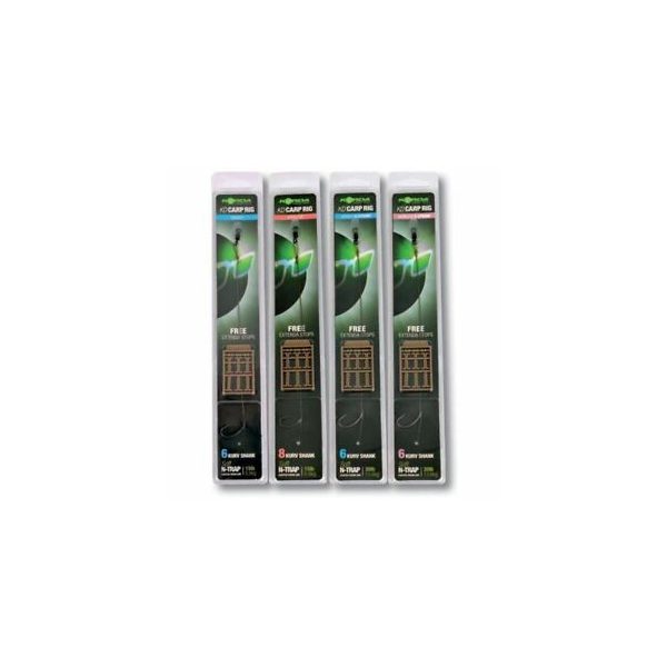 Korda N-Trap KD Rig Size 2 Kurv 20lb - pre-rigged bait hook
