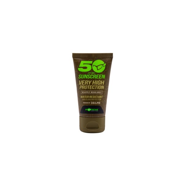 Korda Sun Screen SPF50 Unscented Sunscreen 50ml
