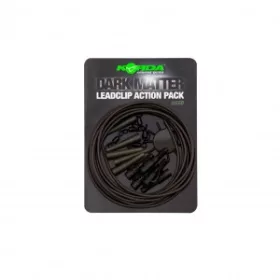 Korda Dark Matter Action Pack Weed - lead clip set