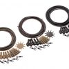 Korda Dark Matter Action Pack Silt - lead clip set in mud colour