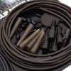 Korda Dark Matter Action Pack Silt - lead clip set in mud colour