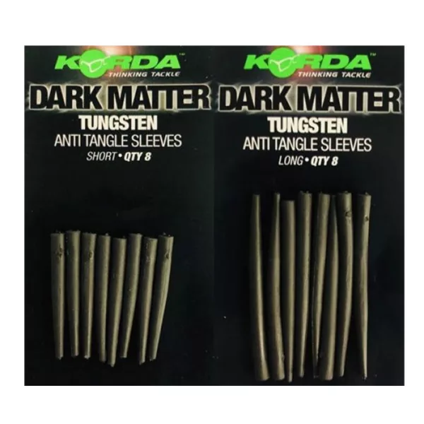 Korda Dark Matter Tungsten Anti Tangle Sleeve Short - anti-tangle sleeve