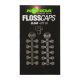 Korda Floss Caps Clear - boilie stopper