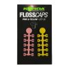 Korda Floss Caps Pink/Yellow - boilie stopper