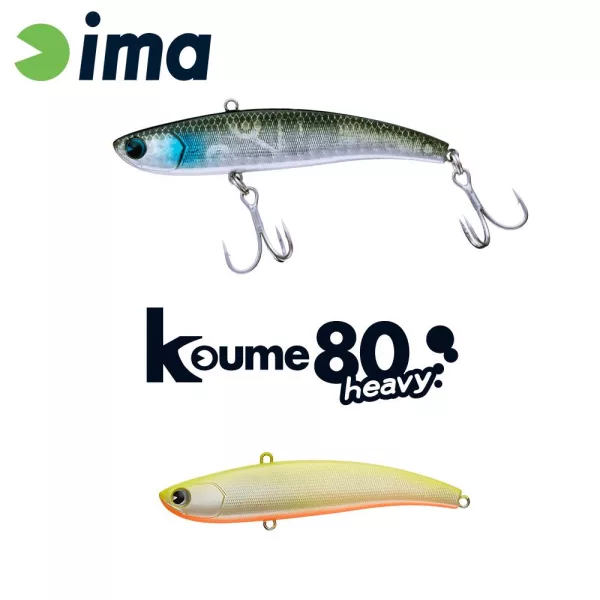 Ima Koume Vibration 80 Heavy 8cm 20gr 102 Chart Back Pearl Wobbler
