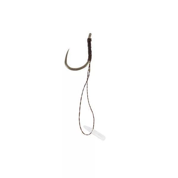 Korum Hook Hairs With Quickstops Size 10 Monofil Pre-tied Hook