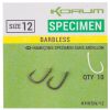 Korum Xpert Specimen - Barbless (size 12) Feeder hook