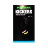 Korda Yellow / Pink Kickers Medium - hook flipper