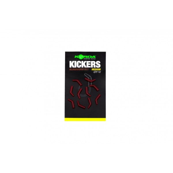 Korda Hook aligner Kickers -Bloodworm Red - Medium (10pcs/pack)