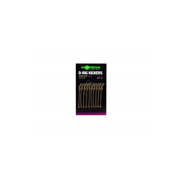 Korda Kickers D Rig Brown XL Hook reverser