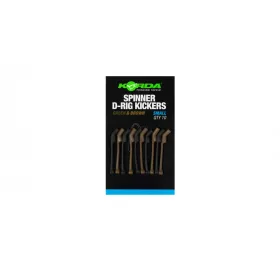   Korda Spinner D Rig Kickers Zöld/Barna Horogbefordító S 10db