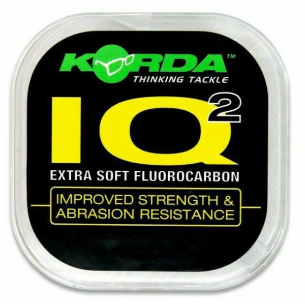 Korda IQ Extra Soft Fluorocarbon Hooklink 15lb - fluorocarbon carp hooklink
