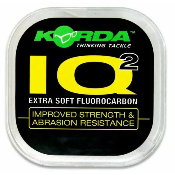 Korda IQ Extra Soft Fluorocarbon Hooklink 20lb - fluorocarbon carp hooklink