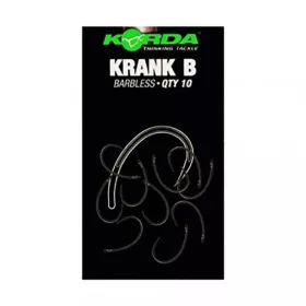 Korda Krank Barbless 10 Eyed, Barbless Hook 10pcs