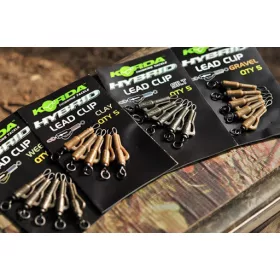 Korda Lead Clip Action Pack - Weed - lead clip set