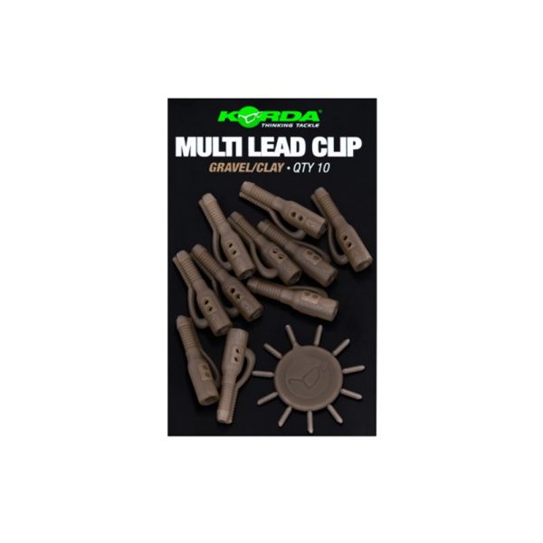 Korda Lead Clip Pin Gravel/Clay Multi Lead Clip 10 pcs