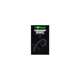 Korda Longshank Beaked 8 Eyed, Barbed Boilie Hook 10pcs