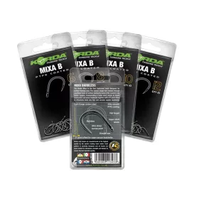 Korda Mixa B Hook 8 Eyed, Barbless Carp Hook 10pcs