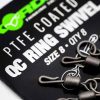 Korda PTFE QC Ring Swivel Size 8 Swivel clamps 8pcs