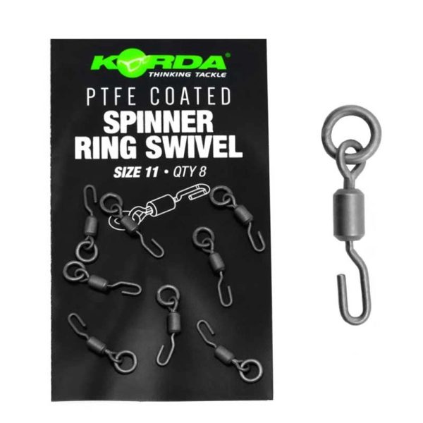 Korda PTFE Spinner Ring Swivel XX 11 Swivel clamp 8pcs