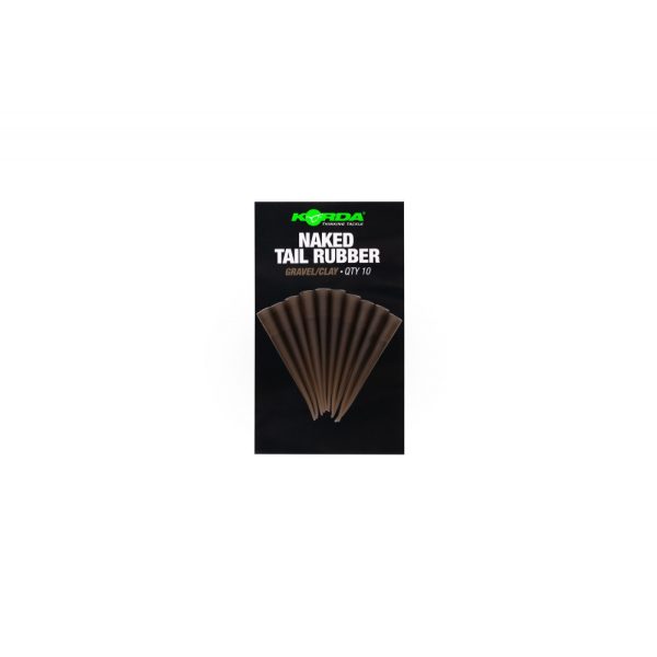 Korda Naked Tail Rubber Gravel/Clay Silicone Sleeve 10pcs