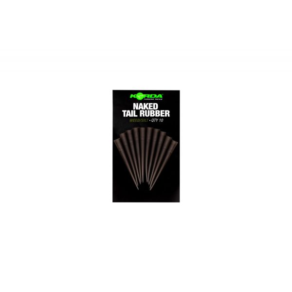 Korda Naked Tail Rubber Weed/Silt Silicone Sleeve 10pcs