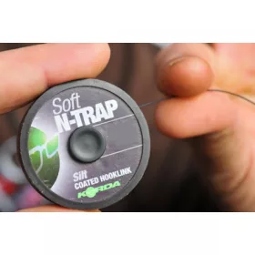 Korda N-Trap Semi Stiff 20lb Silt - carp hooklink line