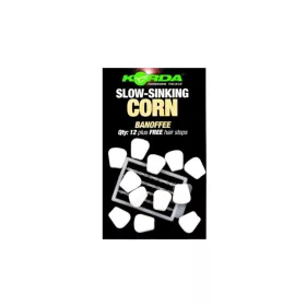 Korda Slow Sinking Corn Banoffee White Rubber Corn