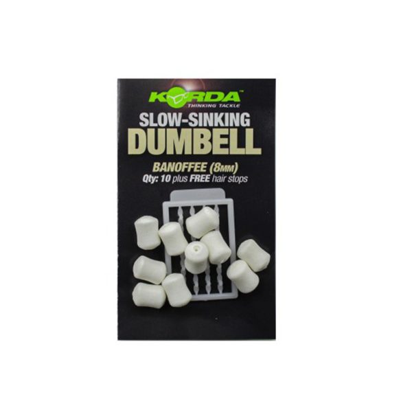 Korda Slow Sinking Dumbell Banoffee Bait Imitation 8mm 10pcs